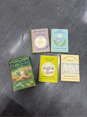 Vintage children “The Bunny’s Nutshell Library” 1965 mini set whimsical books